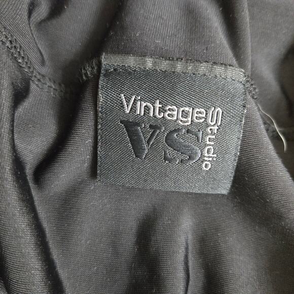 Vintage Studio Women 90s Y2K Dark Fairy Whimsigoth Velvet Floral Sequins Skirt L - Picture 7 of 11